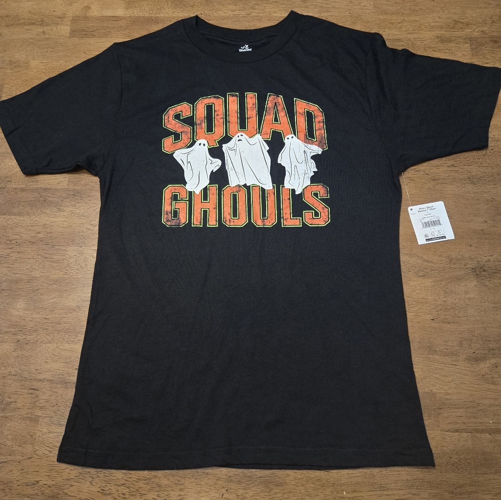 Halloween Mens Graphic Ghost Tee Size Small
